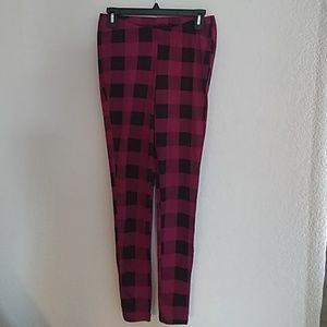 Torrid plaid leggings 0 NWT